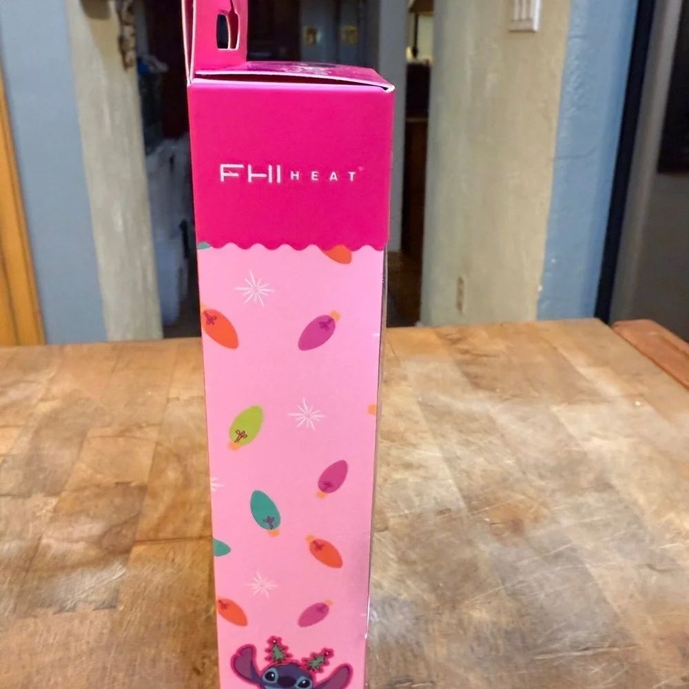 Disney Stitch Pink Detangling Hair Brush & Keychain Set UNBRUSH Christmas NEW